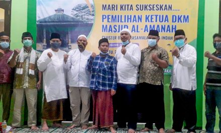 Jamhari Terpilih sebagai Ketua DKM Al-Amanah Bukit Rasamala Citra Indah City Periode 2021-2024